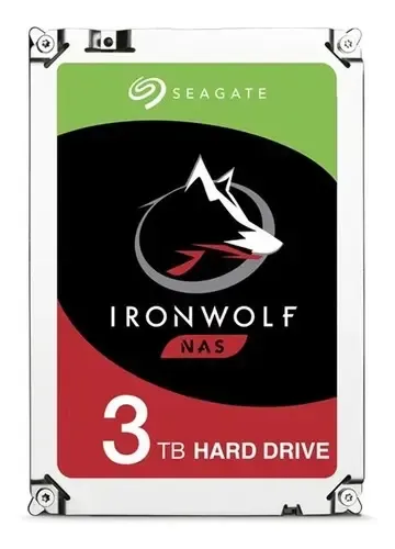 Hd Interno Seagate 3tb Nas Backup Ironwolf St3000vn007 Sata3