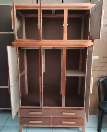 Guarda roupa novo duplex 3 portas faço entrega 1350