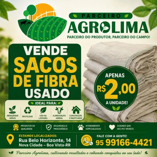 Sacaria usada 