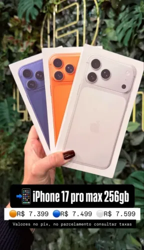 iPhone 17 pro max 256 GB lacrado
