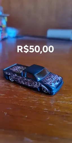 Hot Wheels Pickup Steel Flame - Main Line - LOOSE - Escala 1:64