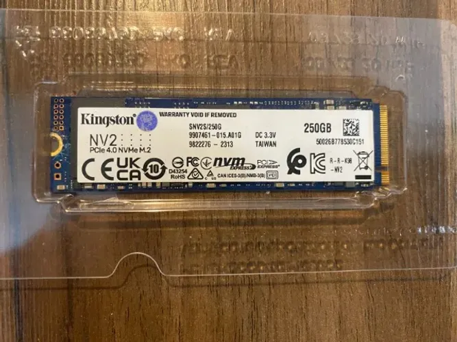 SSD Kingston M2 250gb usado