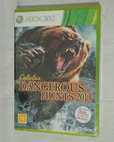 Cabelas Dangeours Hunts 2013( Lacrado ) Xbox 360 - Mídia Física Original -