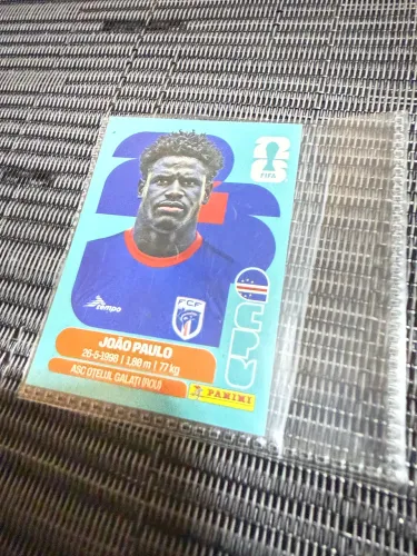 Figurinha copa João Paulo no plástico