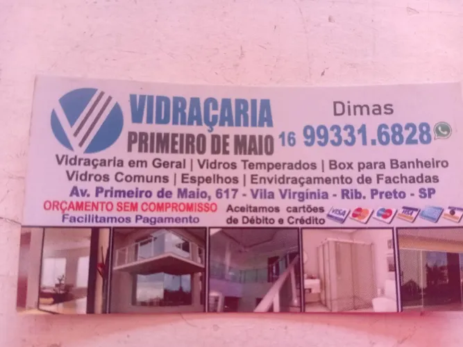 Vidraçaria primeiro de maio 