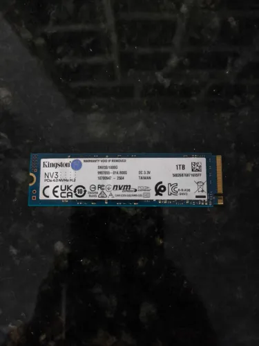 SSD Kingston 1T Leitura 6000MBs e Gravação 4000MBs