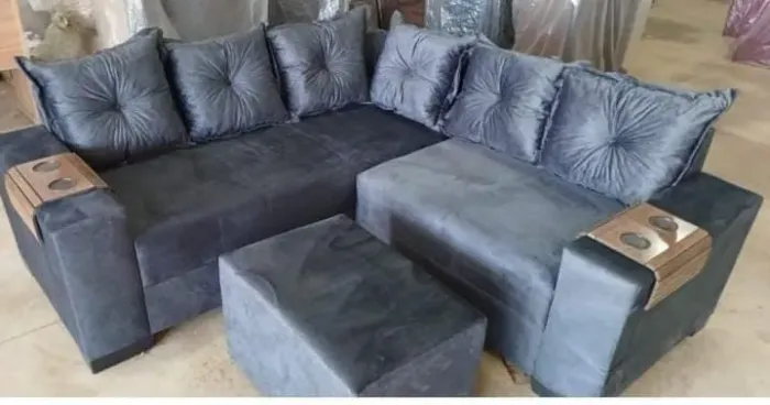 Promoção sofá de canto 1 PUFF BRINDE FRETE GRÁTIS