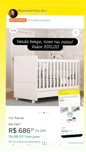 Vendo berço ( na caixa fechada) 
