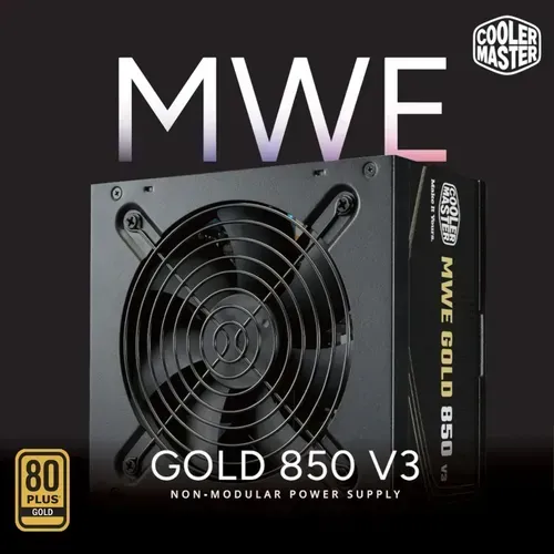 Fonte Cooler Master MWE 850 V3 850W 80 Plus Gold - @LJCEletro