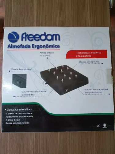 Almofada para cadeira de rodas Antiescaras, Autoinflável, sem uso!