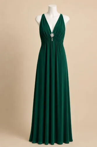 Vestido de Festa Esporte Fino Verde