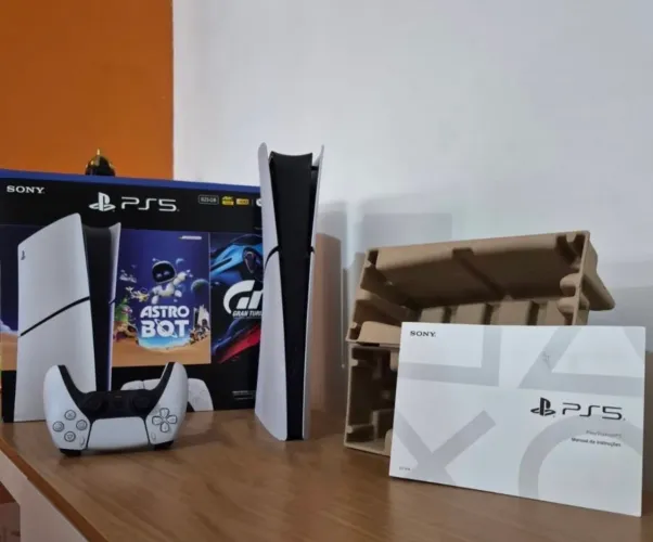 PlayStation 5 ps5 Slim 825GB C/1 Controle dualsense original | NF + GARANTIA SONY OUT/26 |