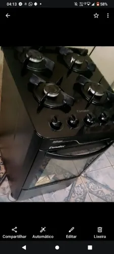 Vendo geladeira e um fogao
