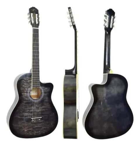 Violão Acústico Vogga Vca228nc Gy Nylon + Afinador Digital