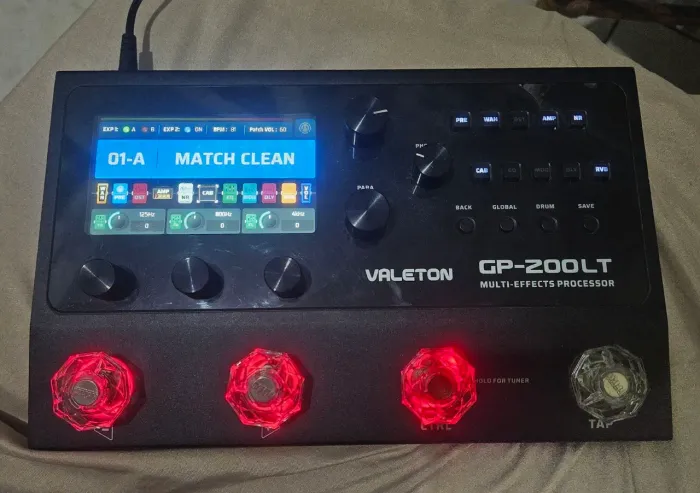 Pedaleira Valeton GP-200LT Impulse Response, NAM