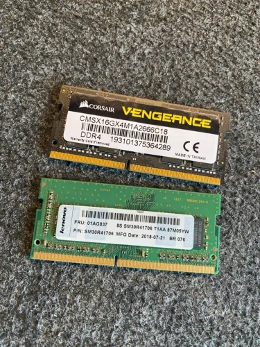 memória ram DDR4 16+8GB notebook