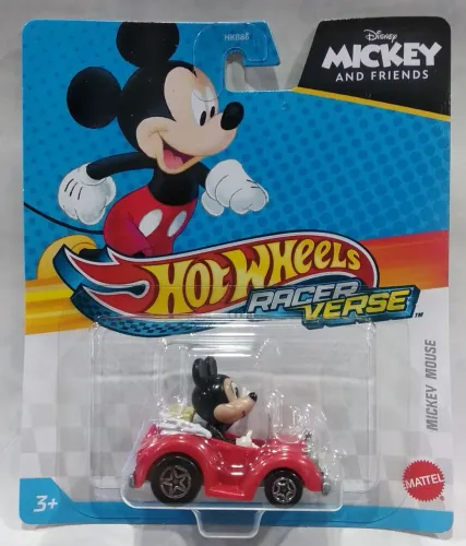 Hot Wheels Racer verse Mickey mouse Mattel