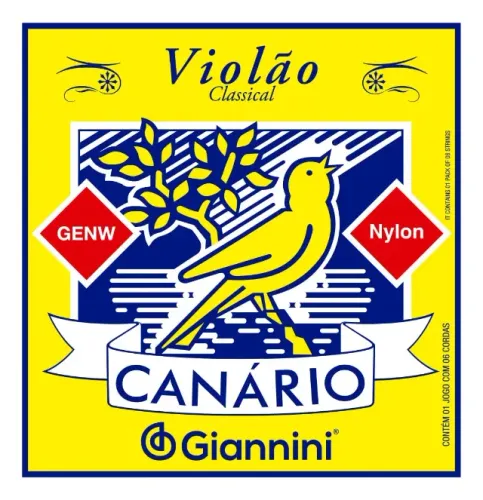 Encordoamento Violão Giannini Canário Nylon _ MS13