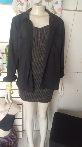 Vestido com blusacortele