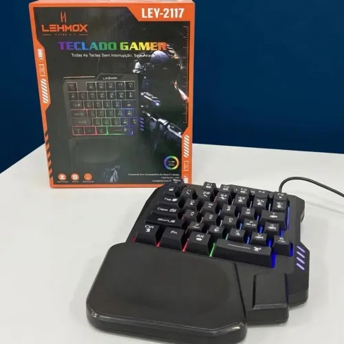 TECLADO GAMER DE UMA MÃO PARA JOGOS