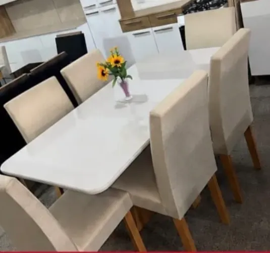 Mesa nova 6 cadeiras