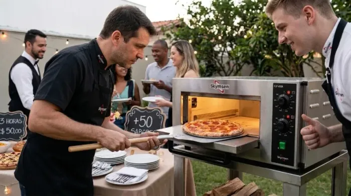 Rodízio de Pizza Premium em Casa - Evento Completo!