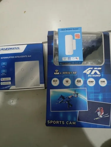 Kit Casa Inteligente + Câmera 4K - Completo