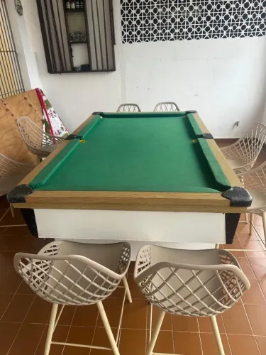 Sinuca ficheiro com porta tacos
