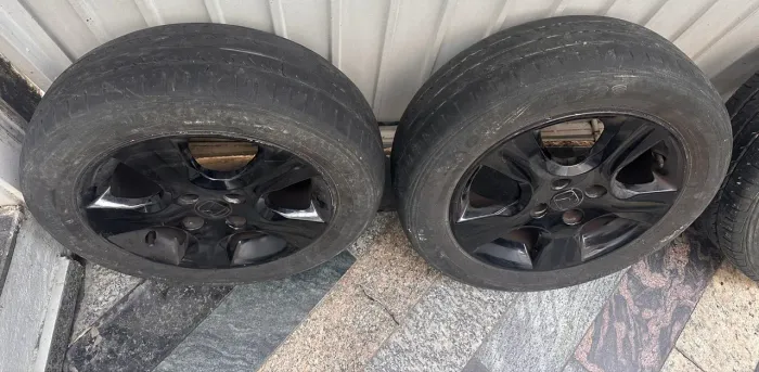 Jogo de rodas Honda Fit - City - 2009 a 2012 -  Aro 15 - 4x100 black piano
