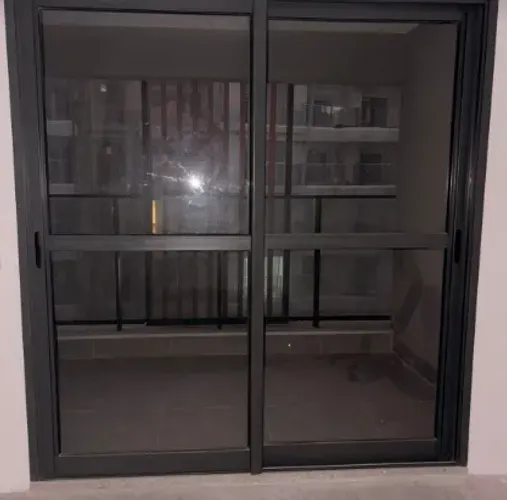 Porta Balcão 1.90 L - cinza claro e escuro - 2 folhas