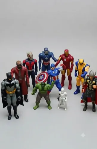 LOTES DE BONECOS MARVEL, DC E STAR WARS