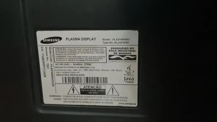 TV Samsung Plasma 43 Polegadas com Chromecast