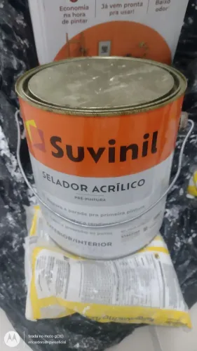 Seladora Acrílica Suvinil - lata de 3,6 LTS - LACRADA