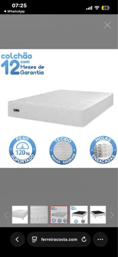 Vendo/troco cama de casal novíssima