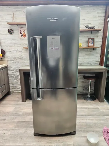 Geladeira brastemp 400 litros frost free inverse