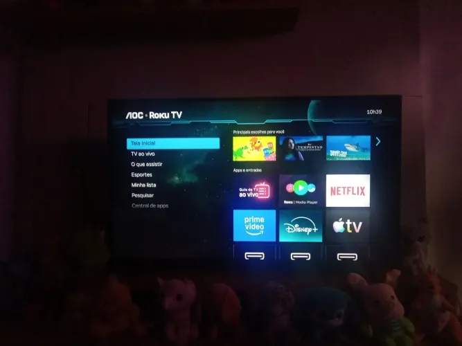 Tv roku full hd 43 polegadas semi nova