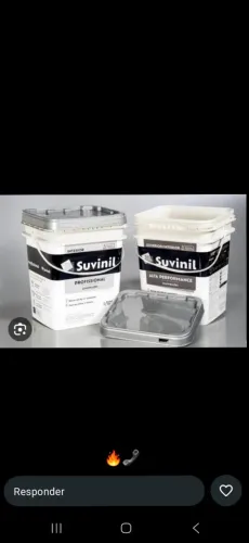 Balde de tinta suvini 18 litros.