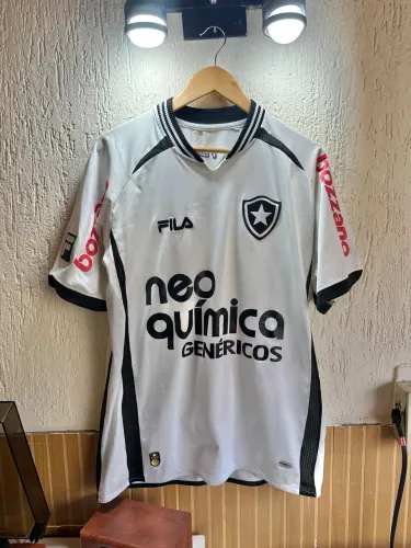 camiseta botafogo fila tam g (autografada renê simões)