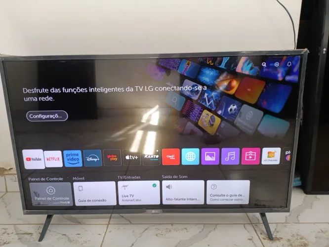 Tv 43 polegadas Smart 4k LG com controle