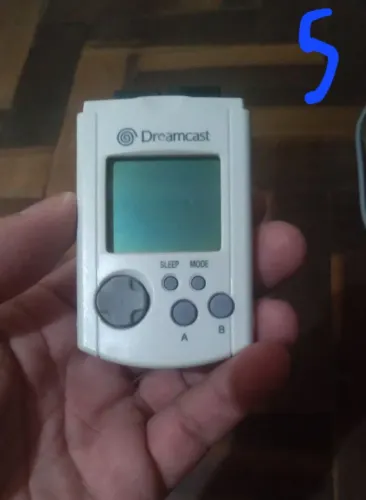 VMU dreamcast branquinho funcionando perfeitamente