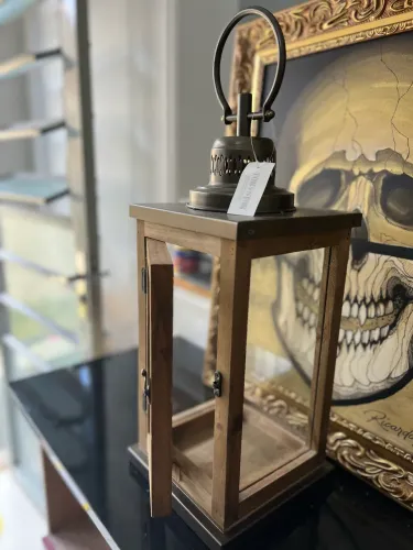 Lanterna Rústica Decorativa 