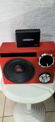 Som automotivo  Cx trio 12"