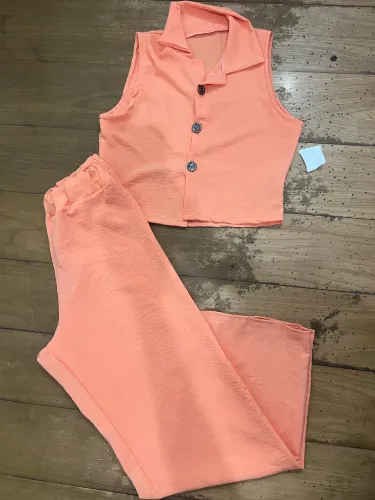Conjunto laranja pastel - M 