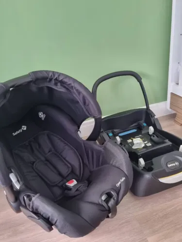 Cadeirinha de carro, Bebê conforto Safety + Base em Otimo estado! Produto original 
