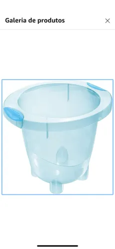 Sanremo - Ofurô Infantil Plástico de 18 Litros, Linha Baby