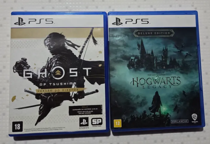 Jogos Ps5 (Ghost/Hogwarts)
