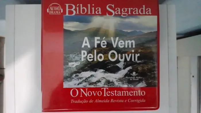 Box Com 17 Cds Do Novo Testamento Em Áudio - Áudio Drama - A Fé Vem Pelo Ouvir
