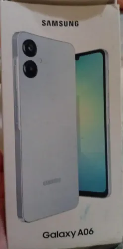 Vendo Samsung Galaxy A06 Branco - 128GB / 4GB RAM - Usado!
