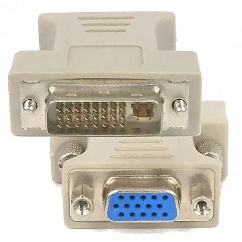 3 Adaptadores DVI-I 24+5 Macho p Femea VGA 15 Pinos
