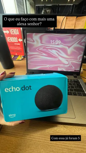 Alexa Echo Dot - NOVO LACRADO
